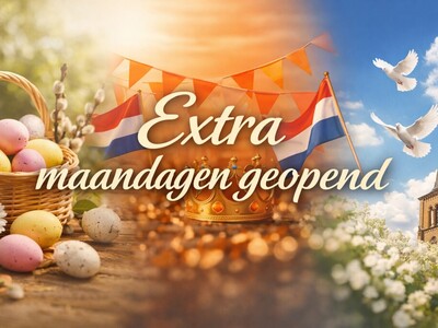 Extra maandagen geopend: