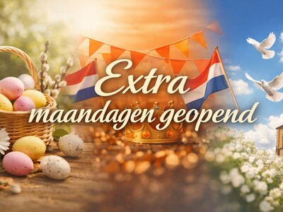 Extra maandagen geopend: